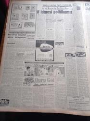 Vatan Gazetesi - 25 Kasım 1959 - İran Şahı Muhammed Rıza Pehlevi Öğle Yemeğini Nişanlısında Yedi - Komünistlerin Bir Oyunu - Değerli Soprano Leyla Gencer İtalya'ya Gitti - Ulus Gazetesi Yazı İşleri Müdürü Ülkü Arman Açlık Grevine Gidiyor - Seylan'da Sansür Kalkıyor Türkiye'de Baskı Devam Ediyor - Osman Bölükbaşı Yeni Bir Yurt Gezisine Çıkacak - Yirmi Kadar İlçe İl Olmak İçin Kapıda Beklerken - Eczacıbaşı İlk Türk İlaç Fabrikası - Duru Göl İlhan Tarus'un Romanı Yazı Dizisi - Kim Haftalık Haber Dergisi - Komünist Çin Butana Tecavüz Etti - Haldun Dormen Sahnesi - Naim Tirali - Coşkun Kırca - Sadun Tanju - Noyan Amca Dert Dinliyor - Başbakan Adnan Menderes Edirne'ye Gidiyor - Devlet Tiyatrosu Yılbaşında Açılıyor - Bugün Yapılacak Tek Milli Lig Maçı Fenerbahçe İstanbulspor- Almanya Ve Olimpiyat Oyunları - İstanbul Boks Birinciliği - Beykoz Antrenörü İbrahim Tusler Vazifesine Döndü - Neriman Tekil