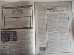 Sebil Haftalık Siyasi, Edebi, Tarihi, İlmi Gazetesi - 2 Eylül 1977 - Sayı:88 - Nerede Fuzuli İş Varsa Devlet Onunla Uğraşıyor - 19 Bin Hektar Orman Kül Oldu - Zarar 1.5 Milyar - İmam Hatib Mi'yarı - Kadir Mısıroğlu - Ali Şükrü Bey - Tebliğ Hürriyeti - Ahmed Selami - Türkiye'nin Sancısı - Eskiyen İlericiler Göbekçi Olur - Ucuz Müslümanlık Anlayışı - Sadık Öarslan - Dost Kazığı - Müslümanın ise Çektiği İdareciden - Lisan Kültürünün Muhafaza Zarureti - Mustafa Yazgan - Devletin İşini Millet, Dedikodu ile Öğreniyor - Sultan Abdülaziz Han - Yaşar Koçak - Ali Şükrü Bey - Merec-el Bahreyn - Nusret Tura - Sadaka-i Fıtır - Ramazan Eğlenceleri - Latin Harfleri ve Neticesi - Sadık Albayrak - İslam'a Suikasdin Bir Cüz'üdür - Müslüman Türkiye Mücadelemiz - Aranıyor Kimse Yok Mu? fotoğraf ve haberi - Tam Takım Gazete