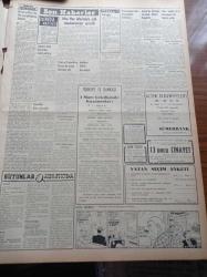 Vatan Gazetesi - 4 Mart 1954 - Demokratik Parti İstanbul Adaylarını Seçti - General Necip Mısır'ı Birliğe Davet Etti - Konservatuvardan Yeni İstifalar Bekleniyor - Celal Bayar Bugün Napoli'de Olacak - Portoriko Amerika'ya Başbelası Kesildi - Basın Suçlarında İspat Hakkı Kalktı - Dörtyüz Yıllık Türk Fransız Dostluğu Anıldı - Soma Termik Santrali Dün Açıldı - Suriye'de Kurtuluş Hareketi Partisi Kapatıldı - Türk Devrim Ocakları İl Kongresi Dün Toplandı - Denizde İsyan Yazan Herman Wouk Yazı Dizisi - Modern Bir Transatlantik Andrea Doria - Sinema Tenkidleri Burhan Arpad - General Ali Fuat Cebesoy'un Siyasi Hatıraları Yazı Dizisi - Fotoğraflarla Haber - Sabahattin Kudret Aksal Gazoz Ağacı - Milli Takım Namzetleri Emniyeti 3 1 Mağlup Etti - Adana'da İnşa Edilecek Hipodrom - Doğubank - Arı Bisküvileri - Halil Bezmen Ve Ortakları