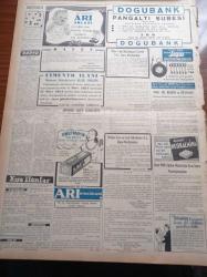 Vatan Gazetesi - 4 Mart 1954 - Demokratik Parti İstanbul Adaylarını Seçti - General Necip Mısır'ı Birliğe Davet Etti - Konservatuvardan Yeni İstifalar Bekleniyor - Celal Bayar Bugün Napoli'de Olacak - Portoriko Amerika'ya Başbelası Kesildi - Basın Suçlarında İspat Hakkı Kalktı - Dörtyüz Yıllık Türk Fransız Dostluğu Anıldı - Soma Termik Santrali Dün Açıldı - Suriye'de Kurtuluş Hareketi Partisi Kapatıldı - Türk Devrim Ocakları İl Kongresi Dün Toplandı - Denizde İsyan Yazan Herman Wouk Yazı Dizisi - Modern Bir Transatlantik Andrea Doria - Sinema Tenkidleri Burhan Arpad - General Ali Fuat Cebesoy'un Siyasi Hatıraları Yazı Dizisi - Fotoğraflarla Haber - Sabahattin Kudret Aksal Gazoz Ağacı - Milli Takım Namzetleri Emniyeti 3 1 Mağlup Etti - Adana'da İnşa Edilecek Hipodrom - Doğubank - Arı Bisküvileri - Halil Bezmen Ve Ortakları