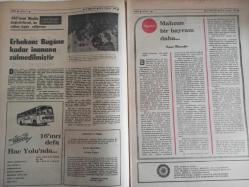 Sebil Haftalık Siyasi, Edebi, Tarihi, İlmi Gazetesi - 16 Eylül 1977 - Sayı:90 - Erbakan: Bugüne Kadar İnanana Zulmedilmiştir. Bu Zulme İsyan Ediyoruz Dedi - Ramazan Bayramınız Mübarek Olsun - Haftanın Mevzusu - Mahzun Bir Bayram Daha - Kadir Mısıroğlu - Meçhul Kahraman - Ali Şükrü Bey - Ahmed Selami - Hürriyetten Mühim Meselemiz Olamaz - Bir Ramazan Sonunda Muhasebe - Sultan Abdülaziz Han - Yaşar Koçak - El Yıkamak Bile 150 Kuruş Oldu - 78'de İstiklal - Boğazlaşma İsrail'e Yaradı - Said Şamil - Filistin Davası ve Yahudiler - Bir Kadeh Rakıya İzmir! - Lisan Meselesi - Sadık Özarslan - Ağlamak - Nusret Tura - Peygamberimizin Bayram Günü - 11 Ayın Sultanı - Ve Dersaadet'te Bayram - Lisan İnkılabında Cühela Marifetleri - Kadir Mısıroğlu - Latin Harfleri ve Neticesi - Sadık Albayrak - İslam Yazısına Dair - Adese - Mehmet Saffet - Bir Ramazan Sonunda - Teşekkür - Mehmed Saffet - ADESE - Bayram mı, Bal Gibi Harama Batmak mı? fotoğraf ve haberi - Tam Takım Gazete