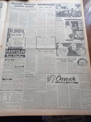 Vatan Gazetesi - 13 Mart 1954 - Dokuzuncu Büyük Millet Meclisi Dün Kendini Feshetti - Profesör Fuad Köprülü - Irak Kralı Faysal Pakistan'a Gitti - Müslüman Kardeşlerle Gizli Münasebet - En Sevilen Yıldızlar Allan Ladd'le Marilyn Monroe Seçildi - Cumhuriyetçi Millet Partisinin CHP İle İşbirliği İçin Şartları - 16 Mart Şehitlerini Anma Töreni - İbrahim Müteferrika'yı Anma Töreni Yapılacak - Tanzim Satışları Şirketi Kuruluyor - Milli Türk Talebe Birliğinin Amerika Gençliğine Mesajı - Otomobil Fabrikaları Rekabete Başladı - Eva Peron'un Benzeri Bir Fransız Yıldızı Andree Debar - Türkiye İspanya Milli Maçı Yarın Yapılıyor - Arsenal'in Rusya Seyahati - Good Year - Cutex Tırnak Cilası - Jawa Motosikletleri