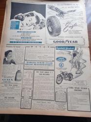 Vatan Gazetesi - 13 Mart 1954 - Dokuzuncu Büyük Millet Meclisi Dün Kendini Feshetti - Profesör Fuad Köprülü - Irak Kralı Faysal Pakistan'a Gitti - Müslüman Kardeşlerle Gizli Münasebet - En Sevilen Yıldızlar Allan Ladd'le Marilyn Monroe Seçildi - Cumhuriyetçi Millet Partisinin CHP İle İşbirliği İçin Şartları - 16 Mart Şehitlerini Anma Töreni - İbrahim Müteferrika'yı Anma Töreni Yapılacak - Tanzim Satışları Şirketi Kuruluyor - Milli Türk Talebe Birliğinin Amerika Gençliğine Mesajı - Otomobil Fabrikaları Rekabete Başladı - Eva Peron'un Benzeri Bir Fransız Yıldızı Andree Debar - Türkiye İspanya Milli Maçı Yarın Yapılıyor - Arsenal'in Rusya Seyahati - Good Year - Cutex Tırnak Cilası - Jawa Motosikletleri