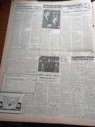 Vatan Gazetesi - 18 Mart 1954 - CHP'deki Kaynaşma Gittikçe Genişliyor - Laleli Yolunda Korkunç Bir Tramvay Kazası Oldu - Profesör Sabri Ülgener İktisat Fakültesi Dekanı Oldu - Dünyanın En Büyük Atom Makinesi Faaliyete Geçti - Başkan Eisenhower Dulles'in Sözlerini Teyid Etti - Türkiye İspanya 2 2 Berabere Kaldı - Falih Rıfkı Atay - Vasfi Rıza Zobu Mahmut Moralı İhtilafı Tiyatroyu Altüst Ediyor - Dünya Bankası - Scala Buz Revüsü - Sümerbank - General Ali Fuat Cebesoy'un Siyasi Hatıraları Yazı Dizisi - İngiliz Faşizmi Tekrar Canlanacak Mı - Jigolo - Lale Oraloğlu Puro Tuvalet Sabunları - Hawkins Tazyikli Tencereleri - Doğubank