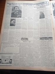 Vatan Gazetesi - 19 Mart 1954 - Hürriyet Partisi İle Cumhuriyetçi Millet Partisi Arasında Anlaşma Olmadı - Seçmen Kütükleri Yazma İşi Bitti - Almanya Başbakan Adenauer Ve Dışbakanı Conrad Adenauer Dün Ankara'ya Geldi - Adnan Menderes'in Nutku - Çanakkale Zaferinin 39. Yıldönümü - İstanbul 5. Kore Birliğine Katılacak Olanlar - Kraliçe Elizabeth'de Tehdit Edildi - Kemal Saraçoğlu - Denizde İsyan Yazan Herman Wouk Yazı Dizisi - İran Meclisi Dün Seçildi- Mao Çe Tung Kremlin'e Ehemmiyet Vermiyor - General Ali Fuat Cebesoy'un Siyasi Hatıraları Yazı Dizisi - Ahmet Refik Noyan - Dünya Kupası Final Müsabakaları - Beşiktaş Futbol Takımı İzmir'de - Good Year Lastikleri - Arı Bisküvileri - Doğubank