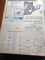 Vatan Gazetesi - 19 Mart 1954 - Hürriyet Partisi İle Cumhuriyetçi Millet Partisi Arasında Anlaşma Olmadı - Seçmen Kütükleri Yazma İşi Bitti - Almanya Başbakan Adenauer Ve Dışbakanı Conrad Adenauer Dün Ankara'ya Geldi - Adnan Menderes'in Nutku - Çanakkale Zaferinin 39. Yıldönümü - İstanbul 5. Kore Birliğine Katılacak Olanlar - Kraliçe Elizabeth'de Tehdit Edildi - Kemal Saraçoğlu - Denizde İsyan Yazan Herman Wouk Yazı Dizisi - İran Meclisi Dün Seçildi- Mao Çe Tung Kremlin'e Ehemmiyet Vermiyor - General Ali Fuat Cebesoy'un Siyasi Hatıraları Yazı Dizisi - Ahmet Refik Noyan - Dünya Kupası Final Müsabakaları - Beşiktaş Futbol Takımı İzmir'de - Good Year Lastikleri - Arı Bisküvileri - Doğubank