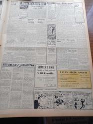 Vatan Gazetesi - 25 Mart 1954 - Yargıtay'ın İlk Kadın Üyesi Melahat Ruacan - Demokrat Parti'nin İstanbul Adaylarını Genel Merkezin Tayin Etmesi Muhtemel - Almanya Başbakanı Doktor Adenauer Dün Tarihi Eserleri Tetkik Etti - Said-i Kürdi Davası Beraatimizle Bitti - Ankara Paktı Askeri Görüşmeleri Dün Başladı - Yunanistan'da Kıbrıs İçin Nümayiş Yapıldı - Beden Eğitimi ve Spor Öğretiminin Kurucusu Selim Sırrı Tarcan'ın 80. Doğum Yılı Kutlandı - Pilotsuz Uçaklar Avrupa'ya Geldi - Migros İçin Mühim Bir Toplantı - Papa Komünistlerle Mücadele Edenlerin Başında Geliyor - Selahattin Manço Vefat Etti - Jigolo Yazan Daniel Harper Yazı Dizisi - 12. Konservatuar Konseri - Adalet Genç Milli Takımı Dün 6 1 Mağlup Etti - Mareşal Tito 20 Nisan'dan Sonra Geliyor - General Ali Fuat Cebesoy'un Siyasi Hatıraları Yazı Dizisi - Dikine Kalkıp İnen Vto Uçakları - Pond's Kremleri