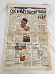 AKŞAM GAZATESİ,25 KASIM 1995,HAZİNEDEKİ PARMAK ,AYDIN DOĞAN,AYFER YILMAZ,AHMET ÖZAL,DOĞU PERİNÇEK,CLİNTON,KUBİLAY,GALATASARAY,ALİ ŞEN FENERBAHÇE ,BEŞİKTAŞ,AUMANN,OĞUZ ÇETİN,ERTUĞRUL