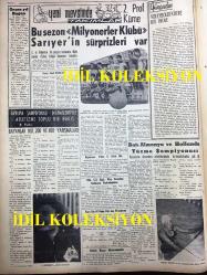 GÜNLÜK SPOR GAZETESİ - 20 AĞUSTOS 1958 - LİGLER 27 AĞUSTOS'TA BAŞLAYACAK MI? - ERDİNÇ ALMANYA'DA MUKAVELE İMZALADI - BELEDİYEYE DEVREDİLEN BÖLGE BİNASININ 3 AYDA TAHLİYESİ İSTENİYOR - AVRUPA ATLETİZM ŞAMPİYONASI - MİLYONERLER KULÜBÜ SARIYER - GUTHBERT - FİLİBELİ ATLETLER - İNGRİT KÜRZEL - FERDİ TÜRKDAMAR - FAY TEMİZLEYİCİ REKLAMI, NECİP AKAR - TENİS TURNUVASI - BATI ALMANYA VE HOLLANDA 1958 YÜZME ŞAMPİYONASI