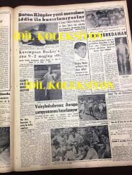 GÜNLÜK SPOR GAZETESİ - 20 AĞUSTOS 1958 - LİGLER 27 AĞUSTOS'TA BAŞLAYACAK MI? - ERDİNÇ ALMANYA'DA MUKAVELE İMZALADI - BELEDİYEYE DEVREDİLEN BÖLGE BİNASININ 3 AYDA TAHLİYESİ İSTENİYOR - AVRUPA ATLETİZM ŞAMPİYONASI - MİLYONERLER KULÜBÜ SARIYER - GUTHBERT - FİLİBELİ ATLETLER - İNGRİT KÜRZEL - FERDİ TÜRKDAMAR - FAY TEMİZLEYİCİ REKLAMI, NECİP AKAR - TENİS TURNUVASI - BATI ALMANYA VE HOLLANDA 1958 YÜZME ŞAMPİYONASI