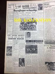 GÜNLÜK SPOR GAZETESİ - 15 AĞUSTOS 1958 - HAMİT KAPLAN ARTIK PROFESYONEL GÜREŞE Mİ BAŞLIYOR? - FENERBAHÇE, KARAGÜMRÜK MAÇI - ADİL ATAN - BÜLENT EKEN - SZEKELLY - KEMAL AYGÜN - AVRUPA ŞAMPİYONASI DÖMİFOND KOŞULAR - ÇAVLI ÇULFAZ - MEHMET LUMA - PROGRESSO TAKIMI GELEMİYOR - MUHARREM DALKILIÇ - AT YARIŞLARI SONUÇLARI