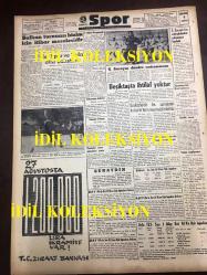 GÜNLÜK SPOR GAZETESİ - 13 AĞUSTOS 1958 - F.İ.L.A; V. EMRE VE Y. DOĞU'YA NİŞAN VERECEK, BALKAN TURNUVASI BİZİM İÇİN İTİBAR MESELESİDİR - BASKETBOLDA AVRUPA ŞAMPİYON KULÜPLER TURNUVASINA İŞTİRAKİMİZ ŞÜPHELİ - NAZİF OTURGAN - MODERN FUTBOL VE ADALET - ÇAVLI ÇULFAZ - ŞEKERBANK REKLAMI - JANDARMA KUVVETLERİ TAKIMI SİLAHLI KUVVETLER ATLETİZM ŞAMPİYONU OLDU - FAHİR ÖZGÜDEN - T.C. ZİRAAT BANKASI REKLAMI - BEŞİKTAŞ'TA İTİLAF YOKTUR