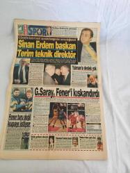 AKŞAM GAZETESİ,21 OCAK 1996,RUSLAR YELTSİNLE ALAY EDİYORDENİZ BAYKAL,ORHAN TAŞANLAR,SİNAN ERDEM,YALMAN,G SARAY,FENER,BOLİÇ,TRABZON,DAUM