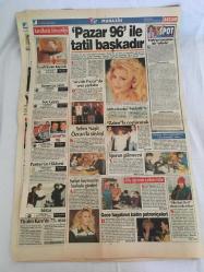 AKŞAM GAZETESİ,21 OCAK 1996,RUSLAR YELTSİNLE ALAY EDİYORDENİZ BAYKAL,ORHAN TAŞANLAR,SİNAN ERDEM,YALMAN,G SARAY,FENER,BOLİÇ,TRABZON,DAUM