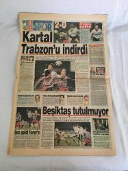 AKŞAM GAZATESİ,25 ŞUBAT 1996,YILMAZ.ANAP. RP,NECMEDDİN ERBAKANDEMİREL,ECEVİT,LEVENT YÜKSEL,SEZEN AKSU,SADDAM,KARTAL,TRABZON,FENERBAHÇE,ERTUĞRUL