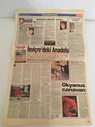 AKŞAM GAZATESİ,13 AĞUSTOS,1995,DYP Eyüp ilçe başkanı Mustafa İyi,Semra Yılmaz-Fahişe-CİNDORUK-Ahmet  KAYA,LONDRA,BOSNA,ALİ GÜMÜŞ,BEŞİKTAŞ KAYSERİSPOR,İSPANYAYUSUF,ANKARAGÜCÜ,