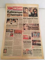 AKŞAM GAZATESİ,13 AĞUSTOS,1995,DYP Eyüp ilçe başkanı Mustafa İyi,Semra Yılmaz-Fahişe-CİNDORUK-Ahmet  KAYA,LONDRA,BOSNA,ALİ GÜMÜŞ,BEŞİKTAŞ KAYSERİSPOR,İSPANYAYUSUF,ANKARAGÜCÜ,