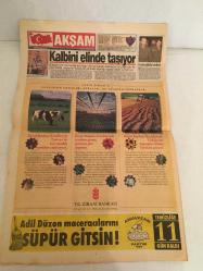 AKŞAM GAZATESİ,13 ARALIK,1995,AVRUPA PARLEMANTOSU,YILMAZ,RPDYP,CHP,ERBAKAN,FRANSA,TERİM,FENER YUNAN G.SARAY DENİZLİ,DAUM,SOUNESS,PARREİRA,ŞENOL GÜNEŞ