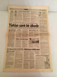 AKŞAM GAZATESİ,13 ARALIK,1995,AVRUPA PARLEMANTOSU,YILMAZ,RPDYP,CHP,ERBAKAN,FRANSA,TERİM,FENER YUNAN G.SARAY DENİZLİ,DAUM,SOUNESS,PARREİRA,ŞENOL GÜNEŞ
