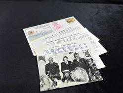 Savaş Uçak Temalı İngiltere S. Jersey Özel Gün Damgalı İlk Gün Zarfı FDC RAF ROYAL AİR FORCE Islak İmzalı Limited