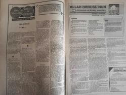 Sebil Haftalık Siyasi, Edebi, Tarihi, İlmi Gazetesi - 4 Kasım 1978 - Sayı:149 - 55 Yıldır İslam Şeriatına Küfür Edildi; Hala Tatmin Olunmadı mı? - Ne Komünizm Ne Faşizm Düzen'in Tek Korkusu İslami Uyanıştır - Meslek Seçiminin Tesadüfe Terkedilmiş Olmasındaki Vahamet - Kadir Mısıroğlu - Yakın Tarihimizde Meçhul Kahramanlar - Mustafa Yazgan - Bir Yangın İçindeyiz - MSP Genişletilmiş İl Davanı İstanbul'da Yapıldı - Ziya Gökalp'in Hayatı ve Eserleri - Cemil Meriç - Turancılık - Allah Ordusu'nun Kültürel ve Ahlaki Vasıfları - Ali Rıza Vasıfları - Temcid Pilavı - AP-CHP Koalisyonu - Faiz Yasak - Politikayı Sertleştirmek - Haftanın İçinden - Moskof Oyunu - Kalkınma Nutukları - Bayar'ın Buluşları - Hazreti Mühammed'in Yüce Şahsiyeti - Milli Mücadele ve Karaisali Müftüsü Hacı Mehmed Aldatmaz - Veli Ertan - Bayram Mesajları - İslam Yazısı Çeşitlerinden Makılı Hattı - Ömer Saba Bostan - Sadık Özarslan - İnancımızı Müdafaa Edemeyecek Miyiz? fotoğraf ve haberi - Tam Takım Gazete