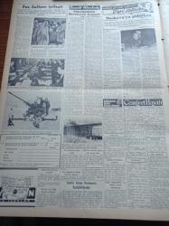 Vatan Gazetesi - 1 Nisan 1954 - Diyarbakır'daki Seçim Kavgası İçin Ciddi Tedbirler Alındı - Başbakan Adnan Menderes - Samet Ağaoğlu - Celal Bayar İş Bankası Delegelerle Görüştü - Migros Anlaşması Bugün İmzalanacak - Duhamel'in Konferansı - NATO Kalkan 1 Tatbikatı Başladı - Etibank'ın Afişleri Propaganda Sayıldı - Dünya Bankası İle Anlaşmazlık Yok - Seçim Suçları 3 - Denizde İsyan Yazan Herman Wouk Yazı Dizisi - Yahya Kemal Beyatlı Hasta - İtalyan Artistleri Bugün Geliyorlar - General Ali Fuat Cebesoy'un Siyasi Hatıraları Yazı Dizisi - Kore Değiştirme Birliği İzmir'de Toplandı - Film Yıldızı Belgin Doruk Puro Tuvalet Sabunlarını Tavsiye Ediyor - Gripin - Buffalo Otomobil Traktör Ve Kamyon Lastikleri - Arı Unları - Doğubank