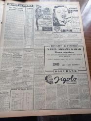 Vatan Gazetesi - 6 Nisan 1954 - Kasım Gülek Celal Bayar'ın Amerika Gezisini Tenkid Etti - Demokrat Parti Merkez Adayları Kati Olarak Tespit Edilemedi - Adana'da Uçak Kazasında Ölenlerin Cenaze Töreni Ankara'da Yapıldı - Karaşi Andlaşması - Amiral Sadık Altıncan Washington'da - Hidrojen Bombası Avam Kamarasında Görüşüldü - Denizde İsyan Yazan Herman Wouk Yazı Dizisi - Yavru Kurtlar Gösteri Yapacak - Akşam Gazetesi Muharriri Cemalettin Bildik'in Cenazesi Kaldırıldı - General Ali Fuat Cebesoy'un Siyasi Hatıraları Yazı Dizisi - Gripin - Emniyet Sandığı - Jigolo Yazan Daniel Harper Yazı Dizisi - Hotpoint Amerikan Buzdolabı - Sanatkar Lale Oraloğlu Puro Tuvalet Sabunları Kullanıyorum Diyor - Genç Milli Takım Bugün Almanya'ya Gidiyor - Antrenör Cihat Arman - Türkiye İş Bankası - İstanbul'da Seçim Faaliyeti - Millet Partisi - General Sadık Aldoğan