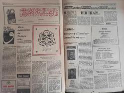 Sebil Haftalık Siyasi, Edebi, Tarihi, İlmi Gazetesi - 7 Nisan 1978 - Sayı:119 - Nişan ve Düğünlerden Bile Vergi Alınacak - Zamlar ve Devalüasyondan Sonra; Vergi Furyası Geliyor - Okuyucularımızla Hasbihal - Ecevit'in Diyeti - Laikler Laikliği Çiğneyebilir mi? - Lütfi Fikri Bey - Kadir Mısıroğlu - Avrupa Deyince - Ahmed Selami - Selahaddin Es - Amerika'yı Sahiden mi Tökezlettik? - Beynelmilel Tedbirlere Karşı Cihaşumul İslam Tesnüdü - Kıbrıs'ta Birşeyler Oluyor! - Devrimci ve Kafası - 23 Mart'lardan Butto ve Menderes'lere - Memduh Tuğmaç - İki Emekli Orgeneral - İslam'a Karşı Her Hareketin Menşe'i Selanik - Dil ve Edebiyat - Kur'an'ın Gölgesinde - Seyyid Kutub - İslam ve Faiz Nizamı - Kendi Kendini Yiyen Rejim - Sadık Özarslan - Alfabe Değişikliğinde Dış Türklerin Rolü - Bu Savcı Kimin Savcısıydı? Akıncı ve Ülkücü Teşkilatlara fotoğraf ve haberi - Tam Takım Gazete - Bazı Sayfaları Yırtıktır