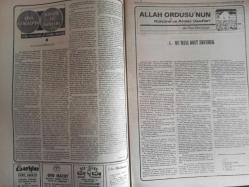 Sebil Haftalık Siyasi, Edebi, Tarihi, İlmi Gazetesi - 1 Aralık 1978 - Sayı:153 - Toptan İntihar Eden Sapık Bir Mezhebin Salıkleri Değil Batının Materyalist Zihniyetidir -Hicri 1399 Bütün Müslümanlara Hayırlı Olsun - Kadir Mısıroğlu - İstikrar ve Temadi Mecburiyeti - Yakın Tarihimizde Meçhul Kahramanlar - Mustafa Yazgan - Diyalog - Kadir Mısıroğlu - Ziya Gökalp'in Hayatı ve Eserleri - Cemil Meriç - Allah Ordusu'nun Kültürel ve Ahlaki Vasıfları - Ali Rıza Demircan - Mümini Dost Edinmek - Kıbrıs Handikapı - Batının Materyalist Zihniyetidir - Moskof Methiyesi - Müslümanlar Üvey mi? - Hazreti Muhammed'in Yüce Şahsiyedi - M. Kemal Paşa'nın Masonluğuna Dair Yeni Bir Vesika - Risale-i Esadiye - Yurt Dışı Abonelerimizle Bir Hasbihal - Ru'yet-i Hilal Konferansı fotoğraf ve haberi - Tam Takım Gazete