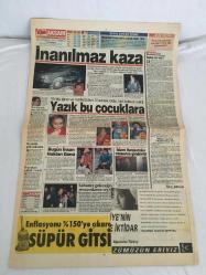 AKŞAM GAZATESİ,ÇİLLER KIBRISI SATMAYA KİMSENİN GÜCÜ YETMEZ,ORHAN TAŞANLAR,MESUT YILMAZ,ÖZAL,PERİNÇEK,FENERBAHÇE,TRABZON,KARTAL,OĞUZ ÇETİN,BEŞİKTAŞ