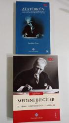 MEDENİ BİLGİLER ve M. Kemal Atatürk'ün El Yazıları-Atatürk'ün düşünce yapısın etkileyen olaylar düşünceler kitaplar(2 kitap set)