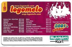 3K = TURKCELL * MUHABBET KART - 100 KONTÖR - SERT KARTON - TEMİZ ve NADİR