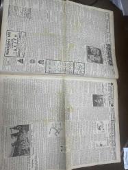 CUMHURİYET GAZETESİ-9 TEMMUZ 1939-HALİD ZİYA UŞAKLIGİL YENİ ESERİ İHTİYAR DOST -DANZİG ŞEHRİ NÜMAYİŞLERE SAHNE OLDU-DEMİRSPOR VEFA SPOR