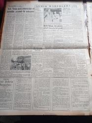 Yeni İstanbul Gazetesi - 17 Ağustos 1952 - Hikmet Saim Yugoslavyadan Bildiriyor - Türkiye Yunanistan Yugoslavya Arasında Görüşmelere Başlanıyor - Sovyetler İrana Bir Nota Verdi - Karamürselde Büyük Bir Eroin İmalathanesi Dün Basıldı - Celal Bayar Dün Amerika Ordu Bakanını Kabul Etti - Adnan Menderes - Son Osmanlı Padişahlarından Vahideddin'in Kızı Ulviye Bu Sabah 9 da Şehrimize Geliyor - Sabık Mısır Kralı Faruk - Esir Şehrin İnsanları Yazan Nureddin Demir ( Kemal Tahir)  Yazı Dizisi - İzmir Fuarı - Sakarya Yüzme Yarışları - Belgrad'da Çıkan Politika Gazetesinin Atatürk Hakkında Bir Yazısı - Rusya İsrail'den 500000 Sandık Portakal Aldı - Adresleri Olmayan Fedakar Karı Koca - Yugoslavya Mektupları - Sinema Televizyon İle Başladı - Rita Hayworth Tam Bir İnziva Hayatı Yaşıyor - Meşhur İngiliz Artisti Laurence Yeminini Bozdu - Demag Cereskalleri - Coleman Otomatik Petrol Sobaları - Normag Alman Malı Dizel Traktör - Mehmet Kavala - Türk Ticaret Bankası