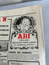 CUMHURİYET GAZETESİ 2 EYLÜL 1949-MARSHALL PLANINDAN DOLAYI BİZE 61.700.000 DOLAR AYRILDI-ORDUMUZ ZAFER GÜNÜNÜ TEBRİK-HANIMELİ EYLÜL SAYISI ÇIKTI-BİR YURT YAZISI-TONiQUE BERK-KIWI DARK TAN-TUTUM BANKASI-HACI BEKİR ŞEKER VE LOKUMLARDIR.-DR.M.OSMAN SAKA-OPERATÖR RIZA ÜNVER-BERİN ÇOCUK TERZİSİ