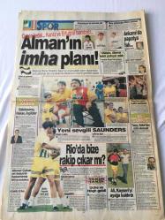 AKŞAM GAZETESİ,4 TEMMUA 1995,KIRKLARELİDEHŞET VEREN TV PROGRAMI,DEMİREL,634 KIRKPINAR YAĞLI GÜREŞLERİ,KUNT,ERTUĞRUL,BEŞİKTAŞ,SAUNDERS,RİO,F.BAHÇE,TRABZON,
