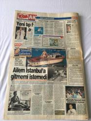 AKŞAM GAZETESİ,4 TEMMUA 1995,KIRKLARELİDEHŞET VEREN TV PROGRAMI,DEMİREL,634 KIRKPINAR YAĞLI GÜREŞLERİ,KUNT,ERTUĞRUL,BEŞİKTAŞ,SAUNDERS,RİO,F.BAHÇE,TRABZON,