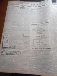 Cumhuriyet Gazetesi - 11 Mart 1957 - Muhalefetin Kampanyası Dün İzmir'de Başladı - Hürriyet Partisi Genel Başkanı Fevzi Lütfi Karaosmanoğlu - İsmet İnönü'yü Demokrat Parti'liler de Karşıladılar - Göz Bankası Kuruluş Hazırlığı - Ömer Besim Kupasını İlhami Koç Kazandı - Karamanlis Makarios'a Mesaj Yolladı - İran Şahı Muhammed Rıza Pehlevi Yarın Suudi Arabistan'a Hareket Ediyor - Kasım Gülek Dün CHP'li Gençler'e Hitap Etti - İsrail Arablarla Arasındaki İhtilaflara Dair La Haye Adalet Divanının Kararını Tanımayacağını Açıkladı - Peride Celal Kırkıncı Oda Yazı Dizisi - Hasan Ali Yücel Ömer Seyfeddin Yazı Dizisi - İdam Sehpasında Can Veren Devletliler Yazı Dizisi - Sergi Sarayında Caz Konseri - Pazartesi Konuşmaları Bedri Rahmi Eyüboğlu - Orkestra Şefi Bruno Walter Kalp Krizi Geçirdi - Resimli Roman - Mormon Mezhebi Ve Kurucusunun Dramı - Lefter Küçükandonyadis - Vefaspor