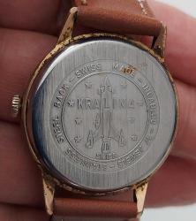 İSVİÇRE KRALINA MARKA ORİJİNAL AKTİF KURMALI HARİKA ANTİREFLE KORDON ANTİK KOL SAATİ K1RR2L ÇOK NADİR