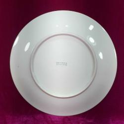 ANTİKA AVRUPA VERITABLE PORCELAINE BUĞDAY BAŞAKLARI RESİMLİ ALTIN YALDIZLI BÜYÜK PORSELEN TABAK