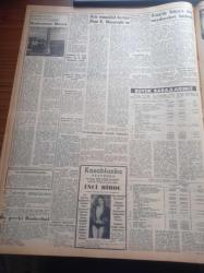 Zafer Gazetesi - 12 Şubat 1958 - Reisicumhur Celal Bayar Libya'dan Bugün Yurda Dönüyor - Başvekil Adnan Menderes İstanbul'da - Maarif Vekili Celal Yardımcı Çirkin İsnadlara Verdiği Cevap - Hüseyin Naili Kubalı - Atina'da Kıbrıs'a Dair Müzakerelere Başlandı - Etem Menderes Dün Oramiral Briscoe İle Bir Görüşme Yaptı - Elektrik İşçileri Etüd İdaresinde Elektronik Beyin Cihazı Kuruldu - Büyük Barajlarımız Yazan Süleyman Demirel Yazı Dizisi - Meşhur Yıldız Ingrid Bergman - Roberto Rosselini'nin Yeni Bir Macerası Daha- Çingeneye Çingene Denmiyecek - Anadolu Kaleleri Urfa Kalesi - Kazablanka Pavyonda İnci Birol - Mason Balosu Ankara Palas Salonlarında - Genç Takımlar Şampiyon - Galatasaray Emniyet Maçı - Fin Güreşçileri Bu Sabah Geliyor - Tamek Konserveleri - Piyale Makarnası