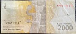 Endonezya 2000 Rupi 2016 P-155