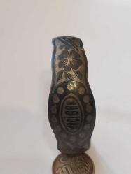 GÜMÜŞ BİLEKLİK, DÜŞÜK AYAR GÜMÜŞ ALPAKA ÜZERİ SAVATLI  BİLEKLİK.