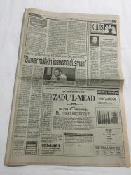 MİLLİ GAZETE,6 KASIM 1990.ÖNCE LAİKLİĞİ ÖĞRENİN,ERBAKAN,FİLİSTİN,NECATİ ÇELİK, BUSH,ÖZAL,HORZUM,JAMES BAKER,APO,İŞÇİ KAN AĞLIYOR