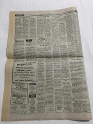 MİLLİ GAZETE,6 KASIM 1990.ÖNCE LAİKLİĞİ ÖĞRENİN,ERBAKAN,FİLİSTİN,NECATİ ÇELİK, BUSH,ÖZAL,HORZUM,JAMES BAKER,APO,İŞÇİ KAN AĞLIYOR