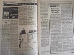 Sebil Haftalık Siyasi, Edebi, Tarihi, İlmi Gazetesi - 21 Nisan 1978 - Sayı:121 - Yahudinin Son Alçaklığı - Bir Mayıs'a Hazırlıklı Olalım - Müslüman Kisvesine Bürünerek Hifak Saçan Bay - Solun Rüçhaniyeti Ne? - Kadir Mısıroğlu - Lütfi Fikri Bey - Yakın Tarihimizde Meçhul Kahramanlar - Yalancı Bir Düzende İlk İki Vazife - Ahmed Selami - Selahaddin Es - İtalya'da Duvarlar Afişlerle Dolu - Teftiş Sona Erdi - Parselasyon Değil, İşgal - Yahudinin Son Alçaklığı - Türkçe'ye Suikast Planları Moskof'un Eseridir - Kur'an'ın Gölgesinde - Seyyid Kutub - Faiz Denilen Bela - Şah'ın Tahtı Sallanıyor Mu? - İslam'da Sakalın Hükmü - Muhammed Hamid - Akıncılar'ın Sebil'i Ziyareti - Yazının Doğuşu - Kızıl Yıldız sönüyor - Sadık Özarslan - Permisiz Araba Getirme - Yeni Bir Kanlı Yortu'nun Arefesinde - Kurtarılmış Bölge İmam ve Cami'den de Kurtarıldı fotoğraf ve haberi - Tam Takım Gazete
