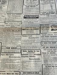 CUMHURİYET GAZETESİ -20 AĞUSTOS 1949-İZMİRDE TARTIŞMALAR DEVAM EDİYOR-AMERİKANIN BİZE ASKERİ YARDIMI-MİLLET PARTİSİNİN BEYANNAMESİ-MAARİF ŞURASI -GAZETECİLİK ENSTİTÜSÜ-FİKİR VE SANAT KARŞISINDA KABAHAT-FİNLANDİYA MEKTUBLARI BİR TÜNEL HİKAYESİ-DR.NEVZAT İPEKÇİ-TAKSİM BELEDİYE GAZİNOSU FEVKALADE GALA-DİŞTABİBİ BÜRHAN CEM