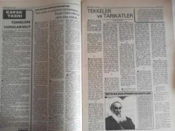 Sebil Haftalık Siyasi, Edebi, Tarihi, İlmi Gazetesi - 24 Aralık 1979 - Sayı:207 - Tekkelere Vurulan Kilit - İnsanları Buhrana ve Anarşiye İtmiştir - Çare Bu Kapının Arkasındadır - Tekkeler ve Tarikatler - Şeyh Nazım Efendi Hazretleri - Mecellenin Ana Kaideleri - Tekkelere Duyulan İhtiyaç - Sağlık ve Domuz Eti - Ender Öktem-  Ölçülerimiz Ticaret - Kırk Hadis - Büyük Günahlar - Dini Suallere Cevaplar - Ahmed Muhtar Büyükçınar - 1399 Hac İntibaları - Ahmed Abid - Mustafa Mıyasoğlu - Fevzi Bektaş Şehid Oldu - KEm Kalemler - Aydınlarımız Uyanıyor mu? - Mevleviler Serbest, Ya Ötekiler - Silaha Karşı İnanç ve İhlas - Cahilliğe Razıyız - Hatsan'atı Ma'kili Yazı - Sebiller - Osmanlı Ruhunun Taş'a Akisleri - Kılıç Ali Paşa Sebili - Şehid Çocuk - Peygamber'in Kuvveti - Çocuklarla Dost Sohebtleri - Ya Muhammed - Çarşaf ve Peçeye Dair - Yakup Kadri Karaosmanoğlu - Dilini Tutmak - Hasbihal - Kamboçya'da Müslümanlar fotoğraf ve haberi - Tam Takım Gazete
