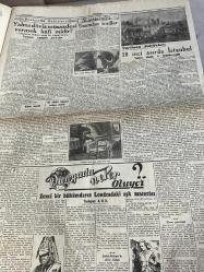 CUMHURİYET GAZETESİ -31 TEMMUZ 1949-CUMHUR BAŞKANI DÜN İZMİRE VARDI-YWNİ İLLER KANUNU-AMERİKAN FİLOSU YARIN GİDİYOR-AVRUPA BİRLİĞİ KONSEYİNE DAVET EDİLİYORUZ -TÜRK ELİŞLERİ SERGİSİ-ATOM BOMBASI VEYA SIRRI İNGİLTEREYE VERİLMELİMİDİR-DR FAHRİ CELAL-DR ŞEMSİ MUTVER-DOKTOR ZİYAEDDİN MAKTAV-ÜROLOG DOKTOR BAHAEDDİN LÜTFİ -DİŞ TABİBİ NECDET RIFAT ATAY -DR SEDAD KUMBARACILAR -