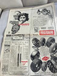 CUMHURİYET GAZETESİ -31 TEMMUZ 1949-CUMHUR BAŞKANI DÜN İZMİRE VARDI-YWNİ İLLER KANUNU-AMERİKAN FİLOSU YARIN GİDİYOR-AVRUPA BİRLİĞİ KONSEYİNE DAVET EDİLİYORUZ -TÜRK ELİŞLERİ SERGİSİ-ATOM BOMBASI VEYA SIRRI İNGİLTEREYE VERİLMELİMİDİR-DR FAHRİ CELAL-DR ŞEMSİ MUTVER-DOKTOR ZİYAEDDİN MAKTAV-ÜROLOG DOKTOR BAHAEDDİN LÜTFİ -DİŞ TABİBİ NECDET RIFAT ATAY -DR SEDAD KUMBARACILAR -